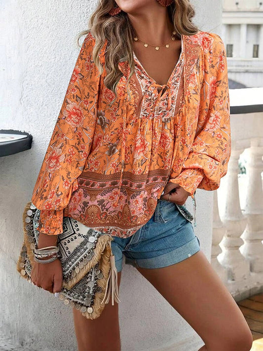 Sommer-Blumenshirt