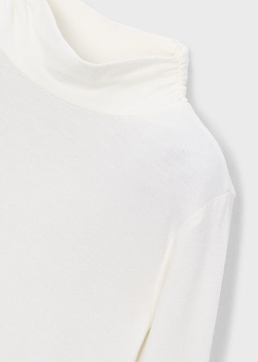 Einfacher Pullover mit halbem Reißverschluss für Mädchen