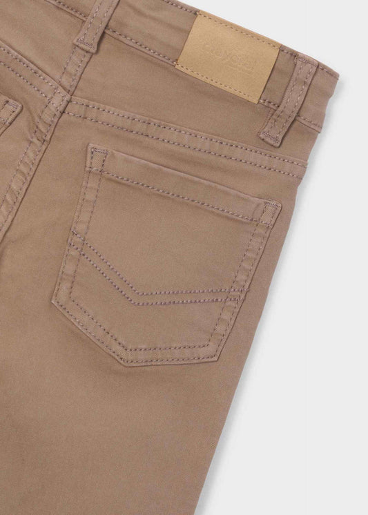 Basic slim-fit trousers with pockets for boys