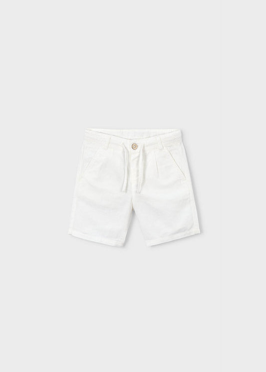 Bermuda-Shorts aus Leinen für Jungen