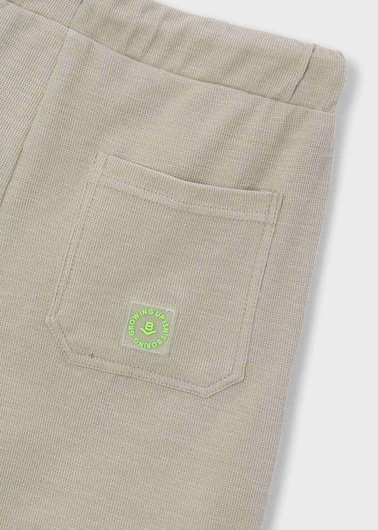 Boston Kids strukturierte Strick-Bermudashorts für Jungen