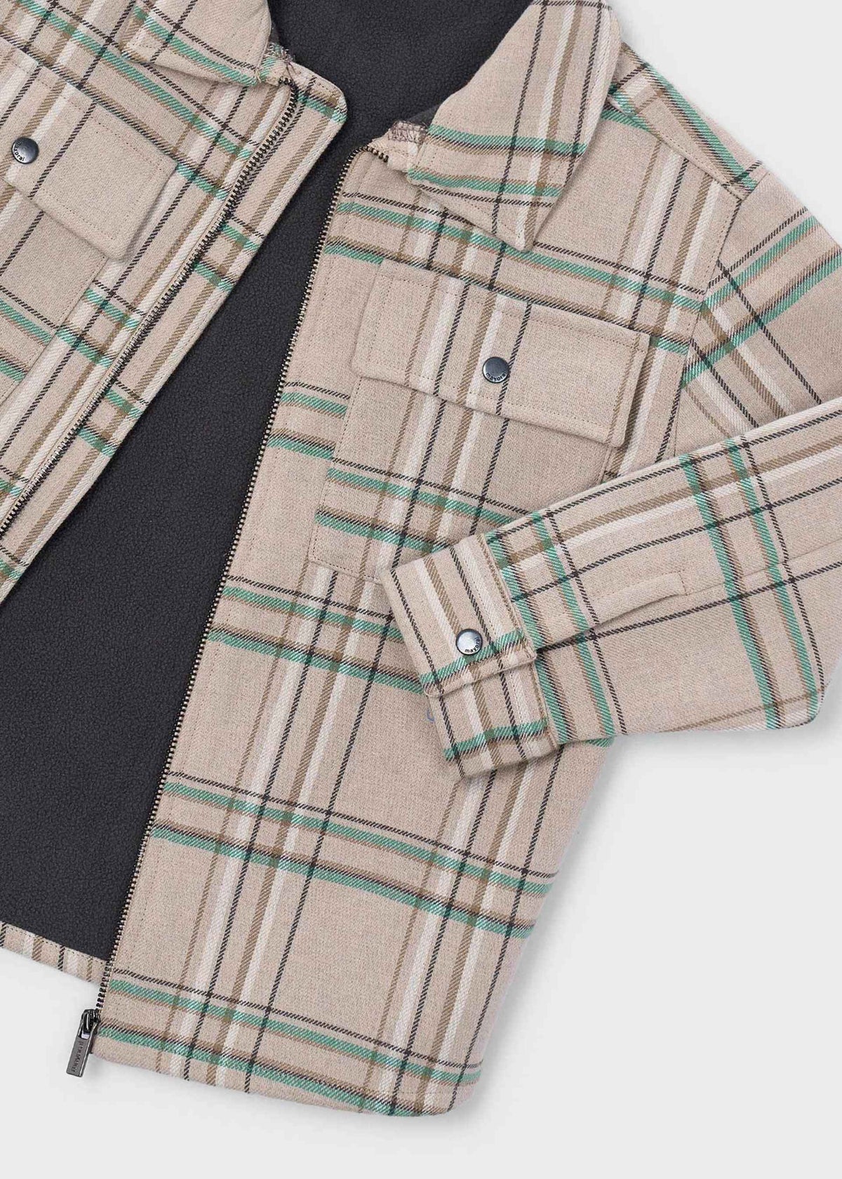 Boy check jacket