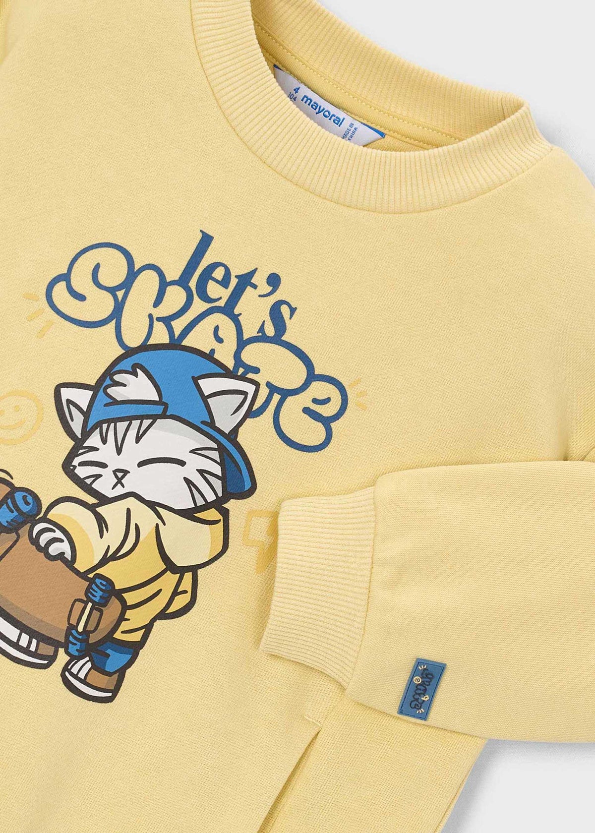 Jungen-Pullover mit Druck