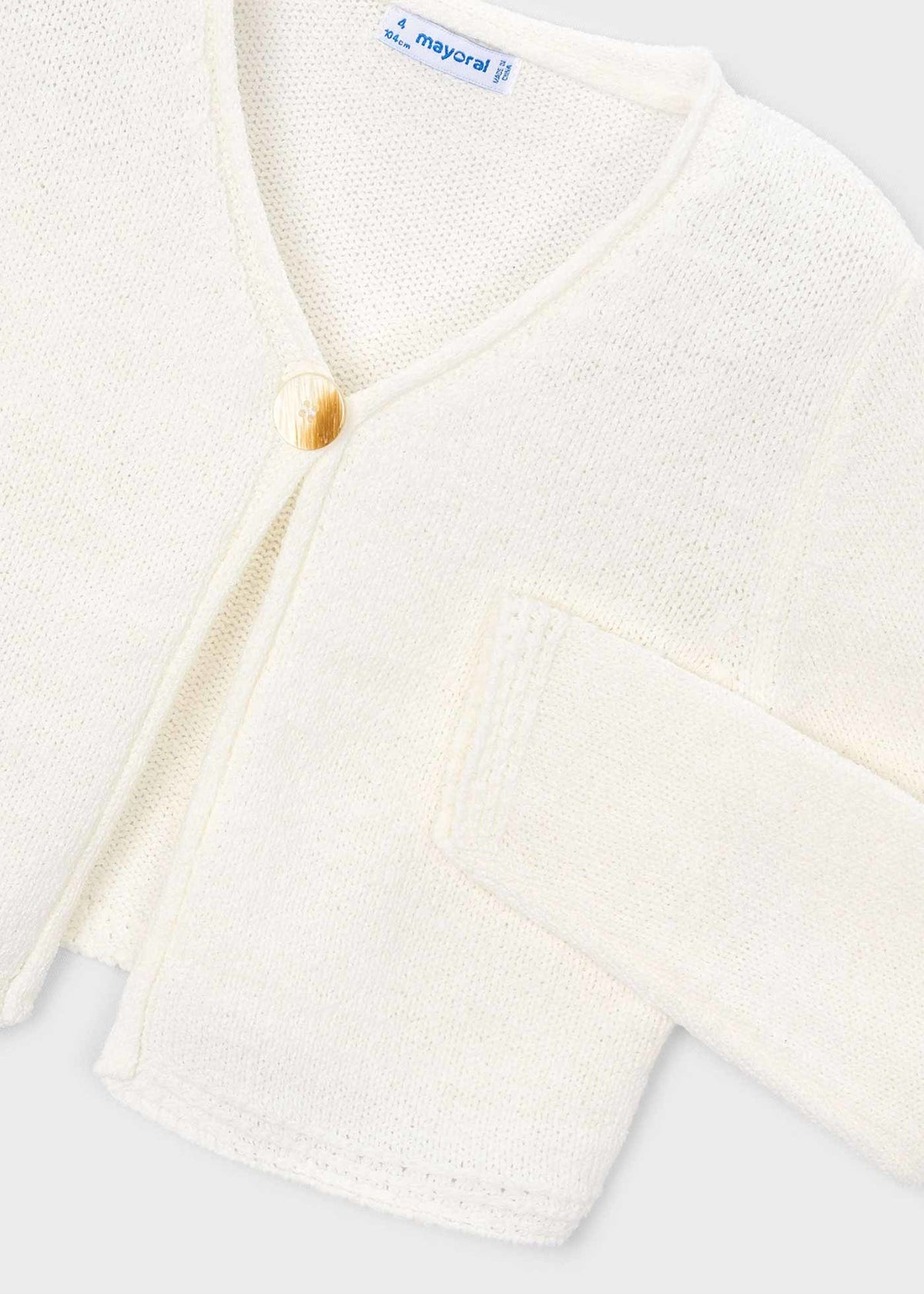 Button cardigan girl