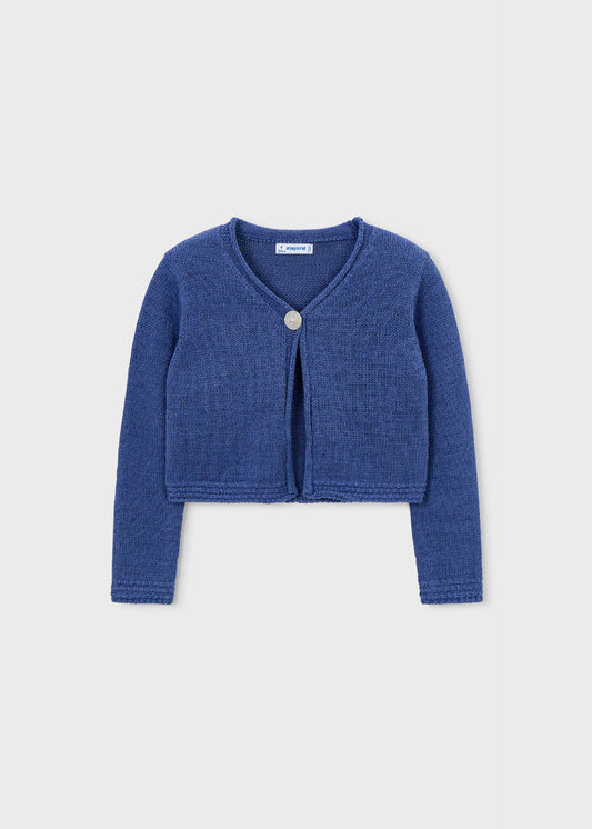 Button cardigan girl