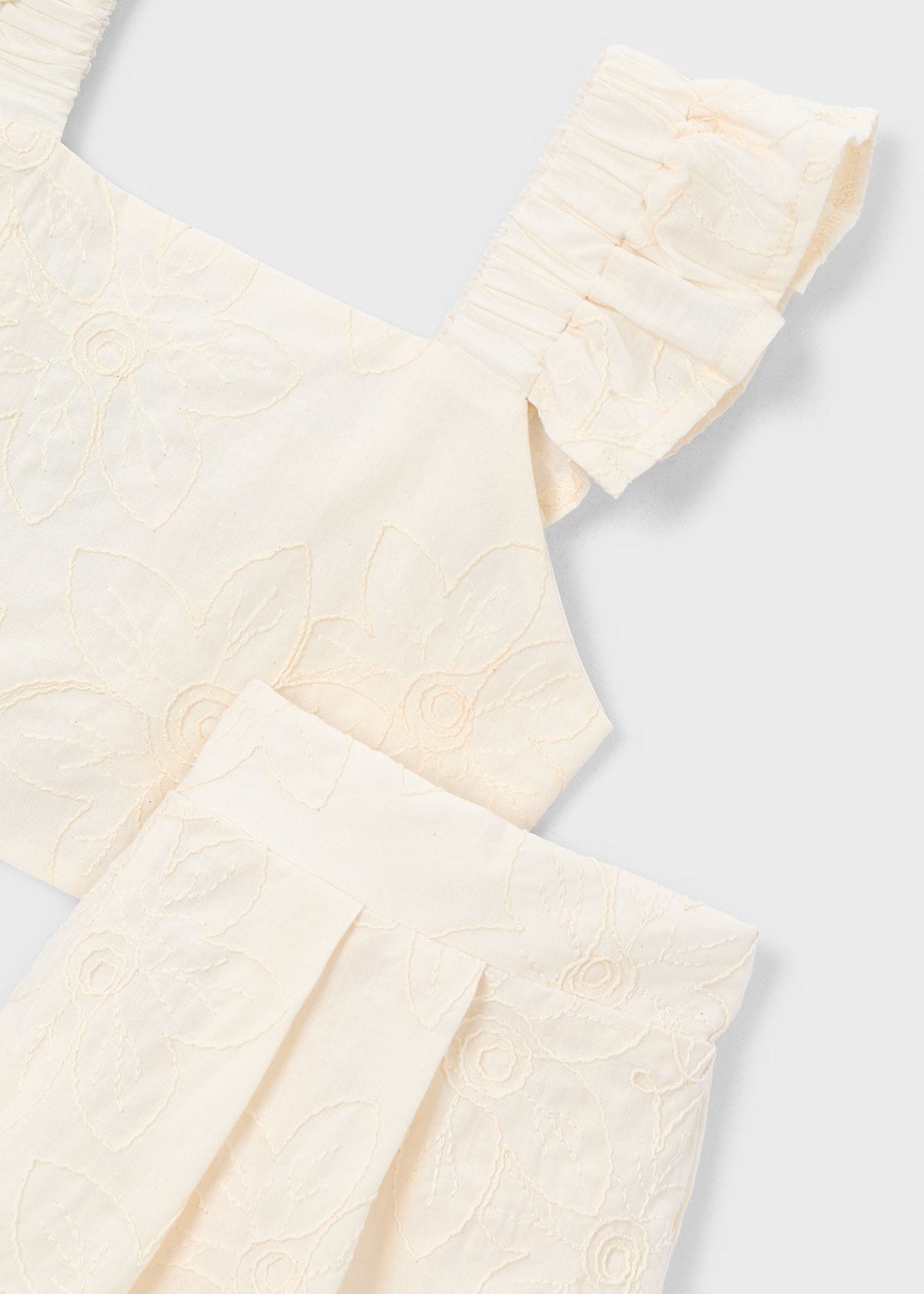 Festliches Set mit Bermuda-Shorts und Rüschen für Mädchen