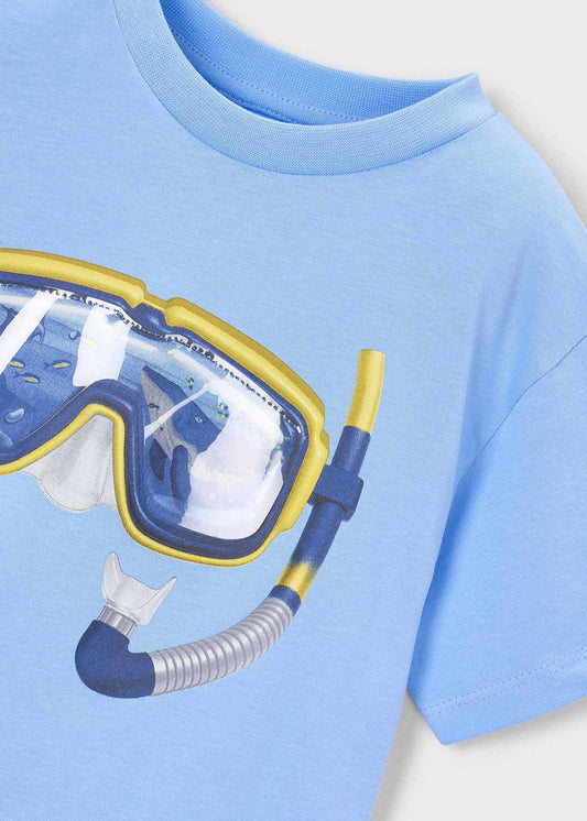 Children's diving goggles T-shirt