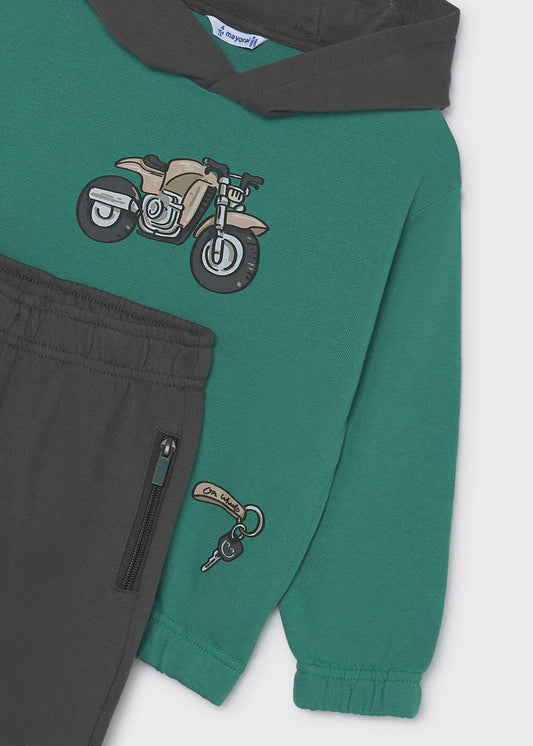 Children's motorcycle tracksuit