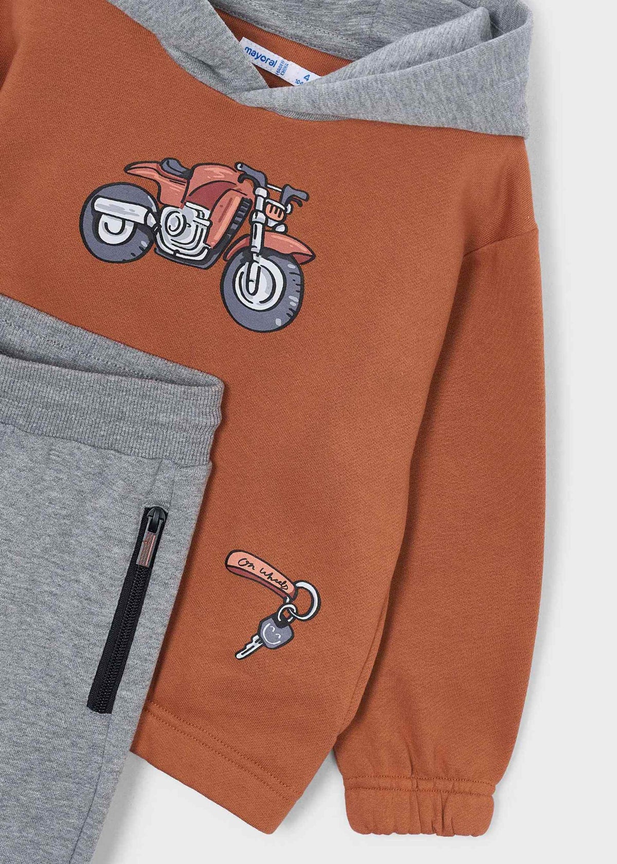 Children's motorcycle tracksuit