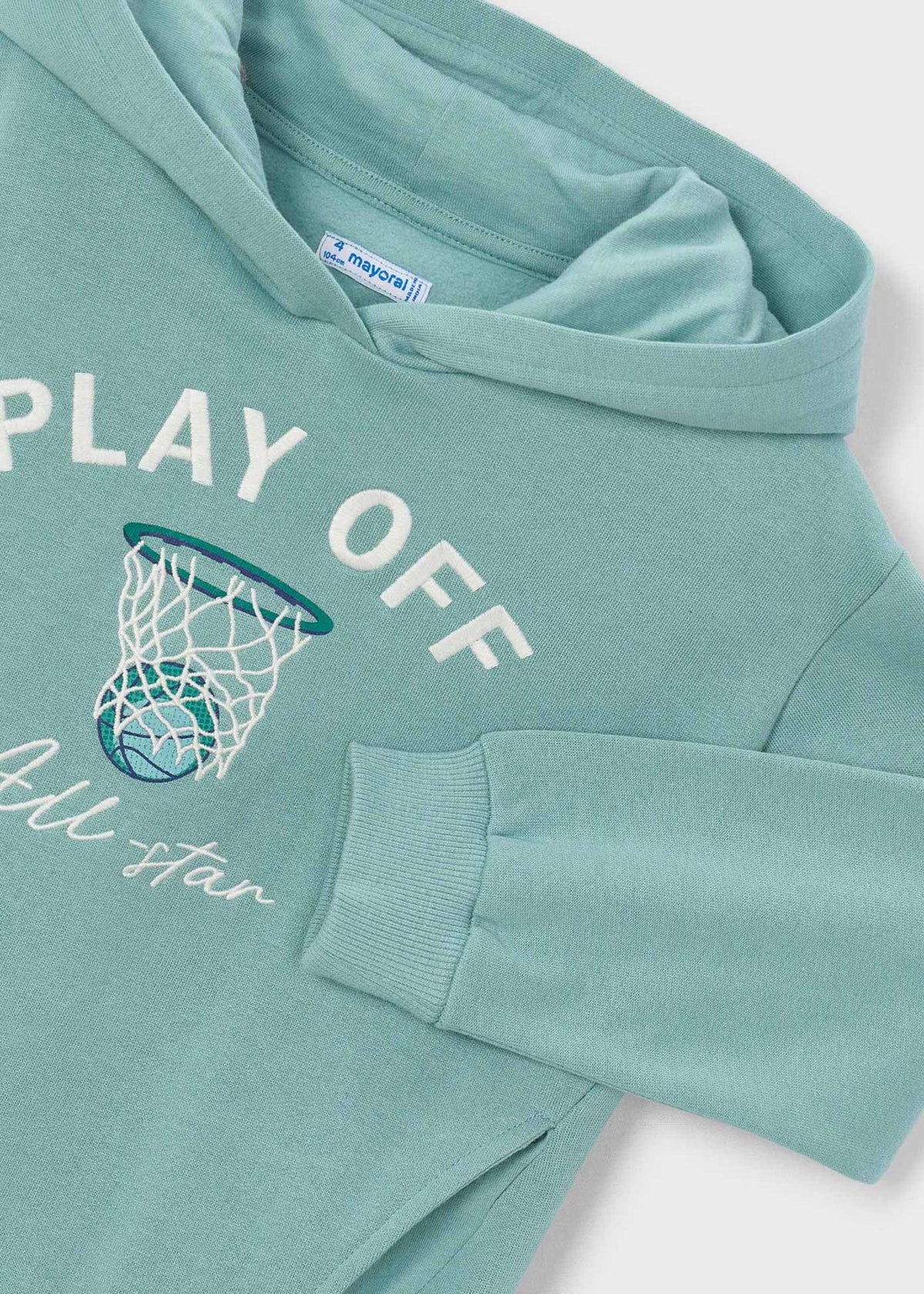 Embroidered boys' sweatshirt