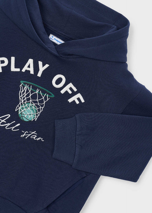 Embroidered boys' sweatshirt
