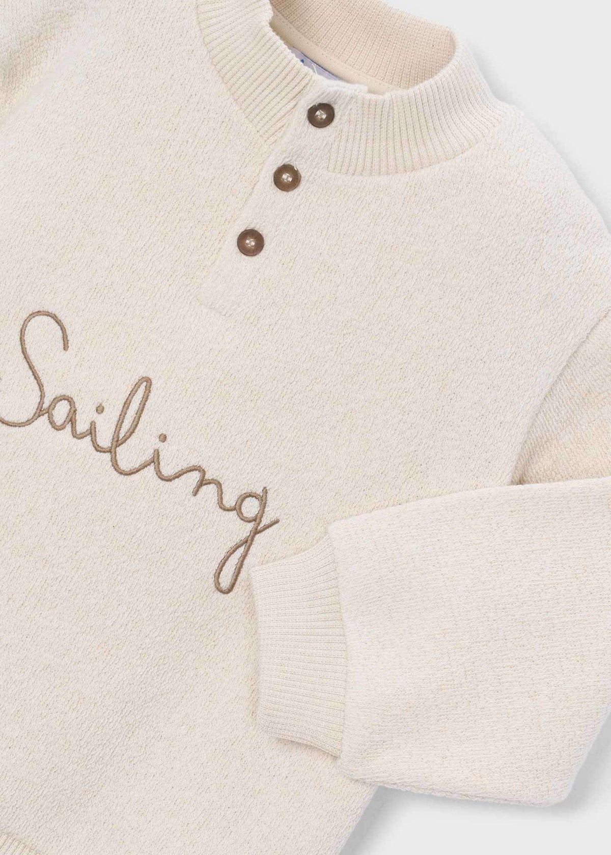 Embroidered boys' sweatshirt