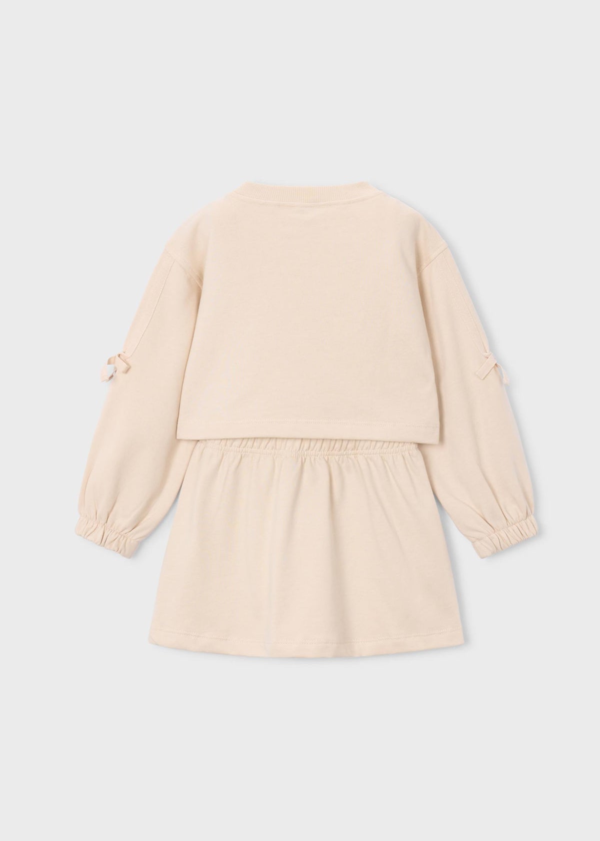 Besticktes Fleecekleid für Mädchen