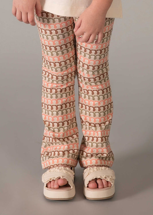 Flared leggings set girl