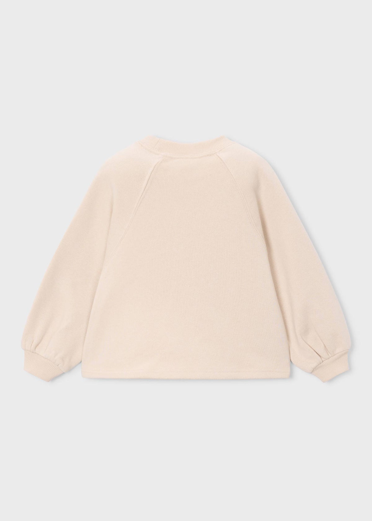 Mädchen-Pullover mit Blumenapplikation