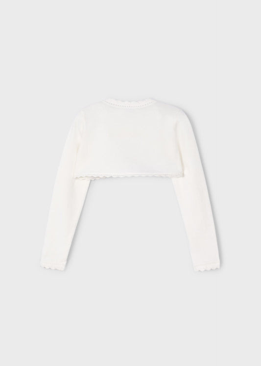 Girl basic tricot cardigan