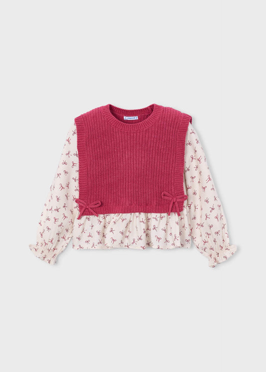 Girl shirt with top