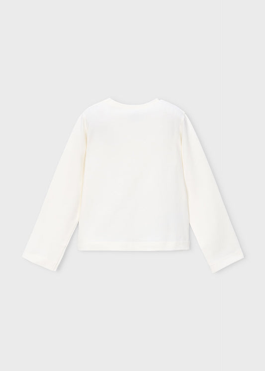 T-Shirt mit Schleife für Mädchen