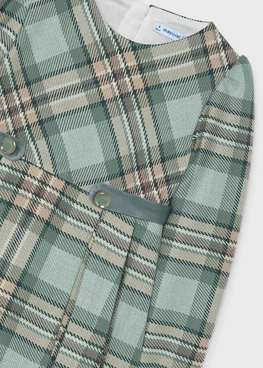 Girls' checked dress