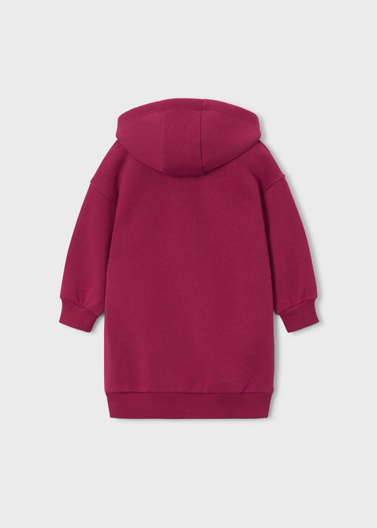 Girls' hooded sweatshirt dress