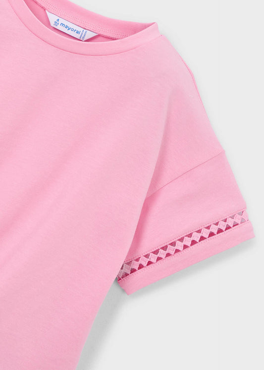Geknotetes T-Shirt für Mädchen