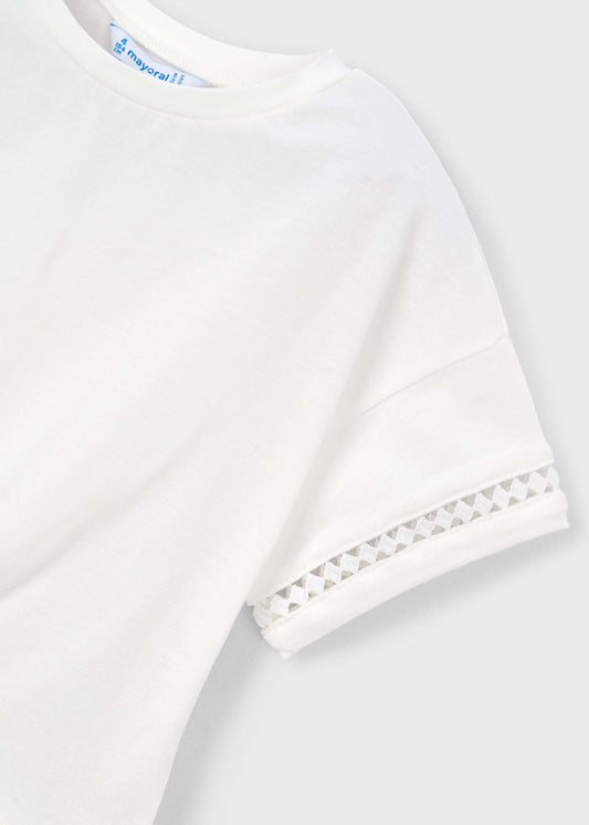 Geknotetes T-Shirt für Mädchen