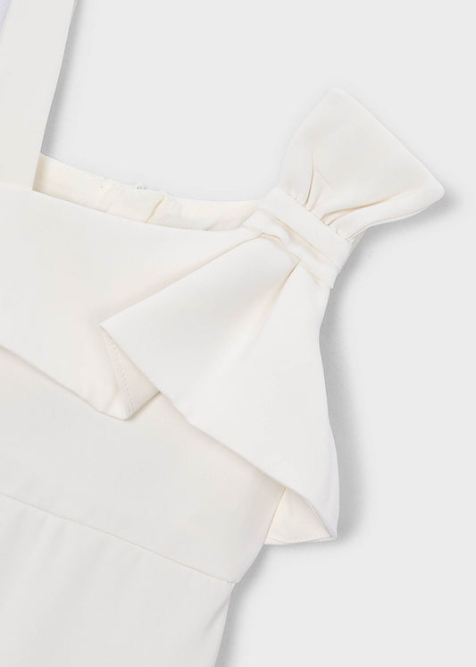 Girl's lace-up jumpsuit