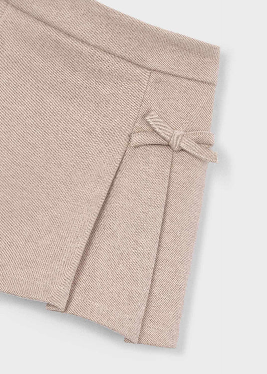 Girls' pleated knitted skirt