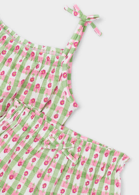 Girls' printed shorts set