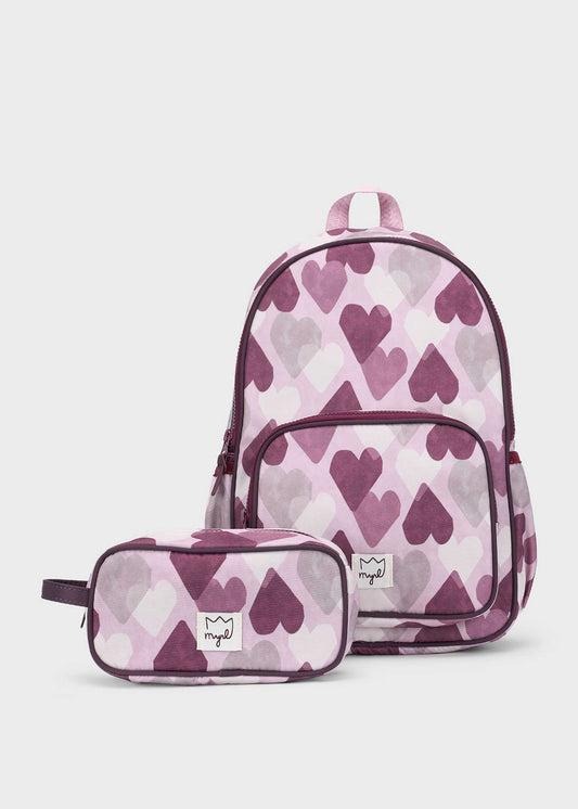 Girls' rucksack with pencil case