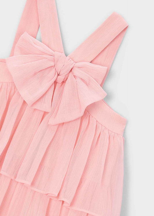 Girl's ruffled bambula dress