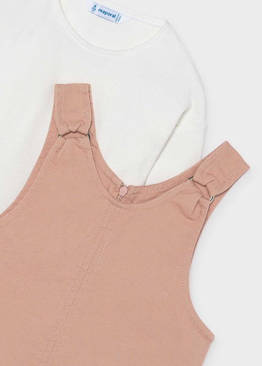 Girls' T-shirt with bib