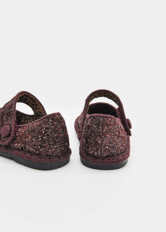 Glitzer-Spangenschuhe für Mädchen