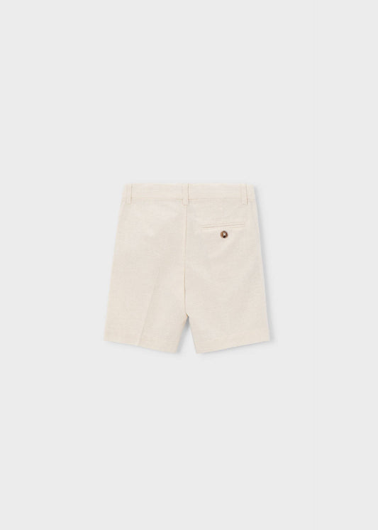 Bermuda-Shorts aus Leinen für Jungen