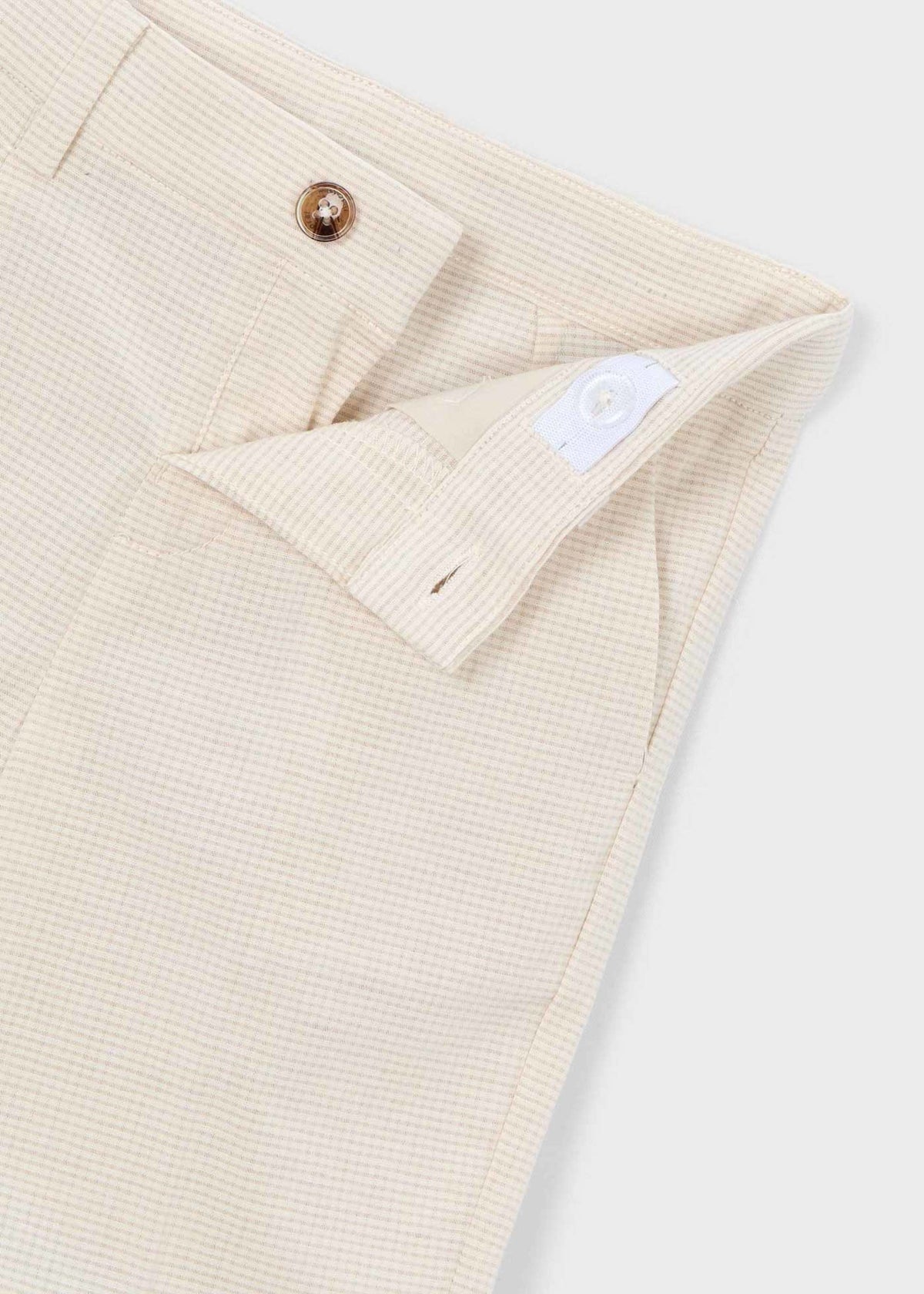 Linen Bermuda shorts for boys