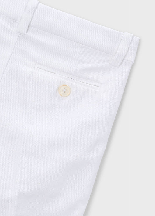 Long linen trousers for boys