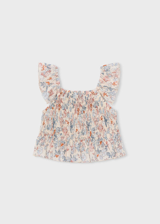 Print bambula top girl