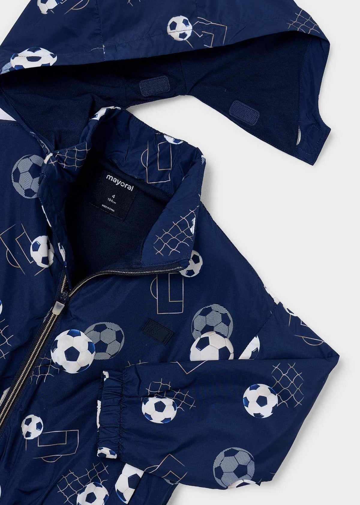 Printed windbreaker for boys