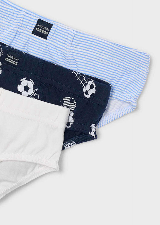 Set of 3 boys' briefs