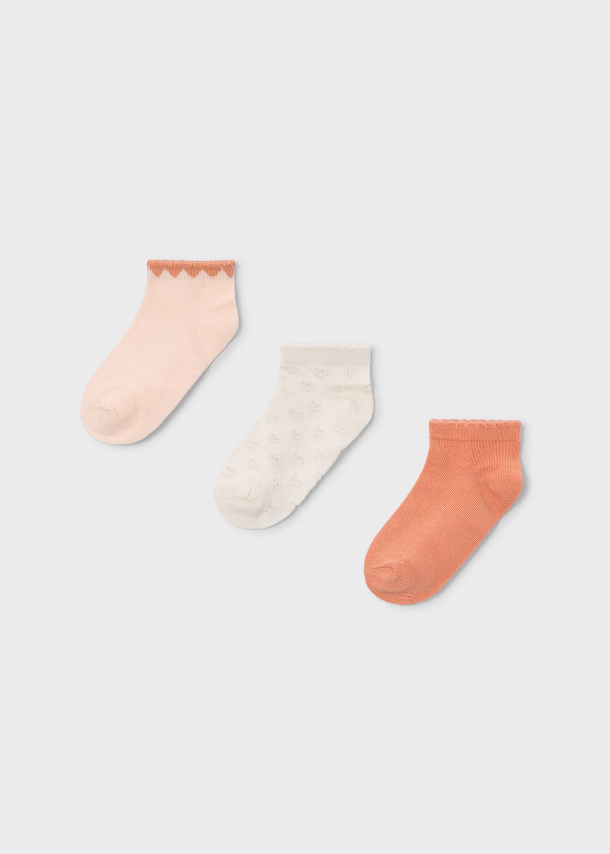Set of 3 girls' socks