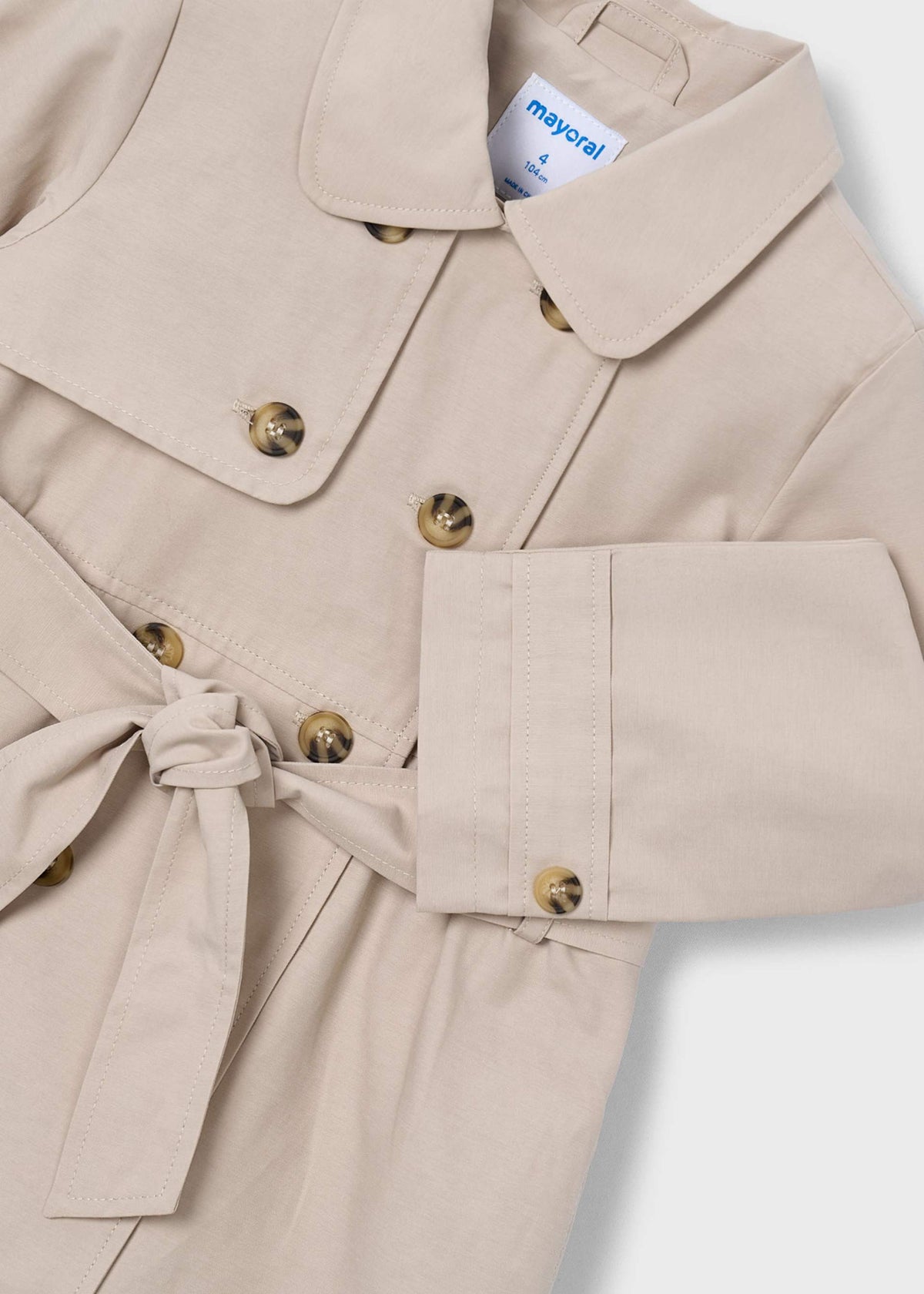 Trenchcoat mit Gürtel für Mädchen