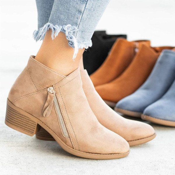 Damen-Lederstiefel