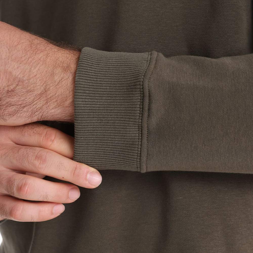 Herren Strickpullover mit Rundhalsausschnitt, einfarbig