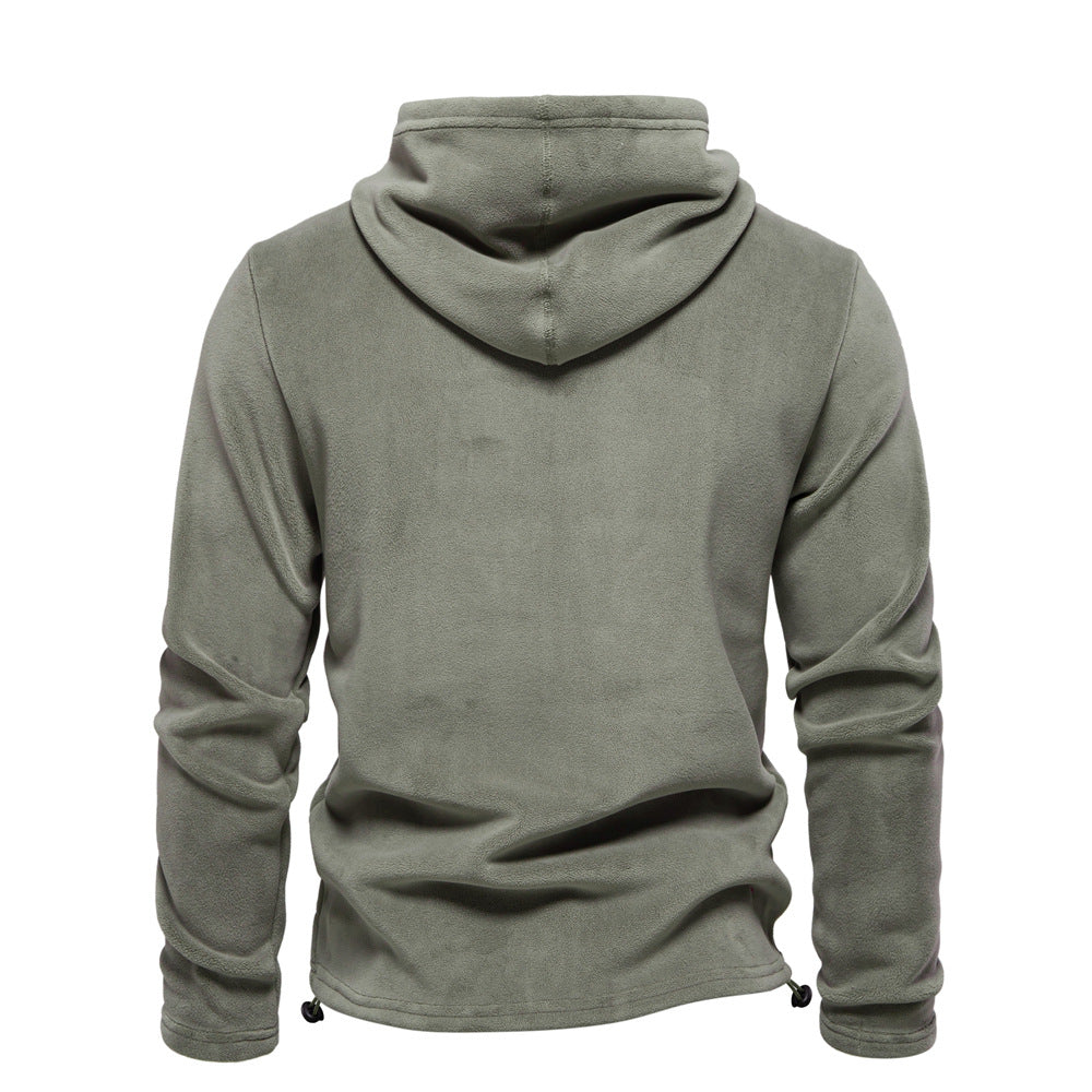Kapuzenpullover für Herren mit Tunnelzug