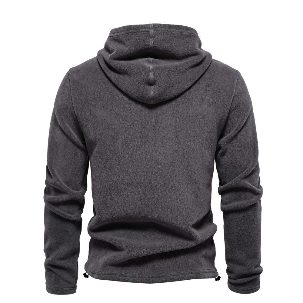 Kapuzenpullover für Herren mit Tunnelzug