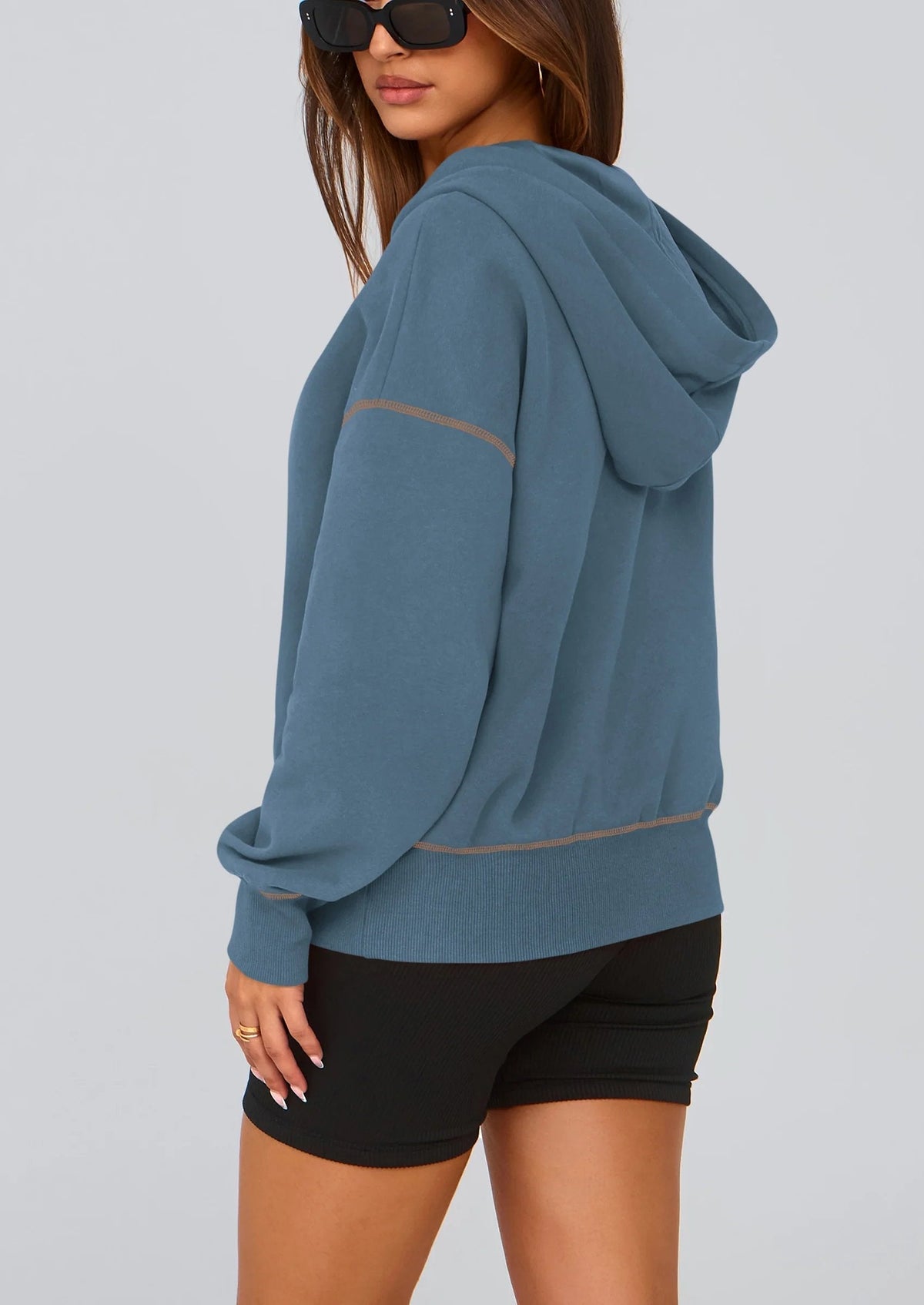 ⏰LETZTER TAG – 59% SPAREN💥Damen Herbst/Winter Half-Zip Hoodie Pullover