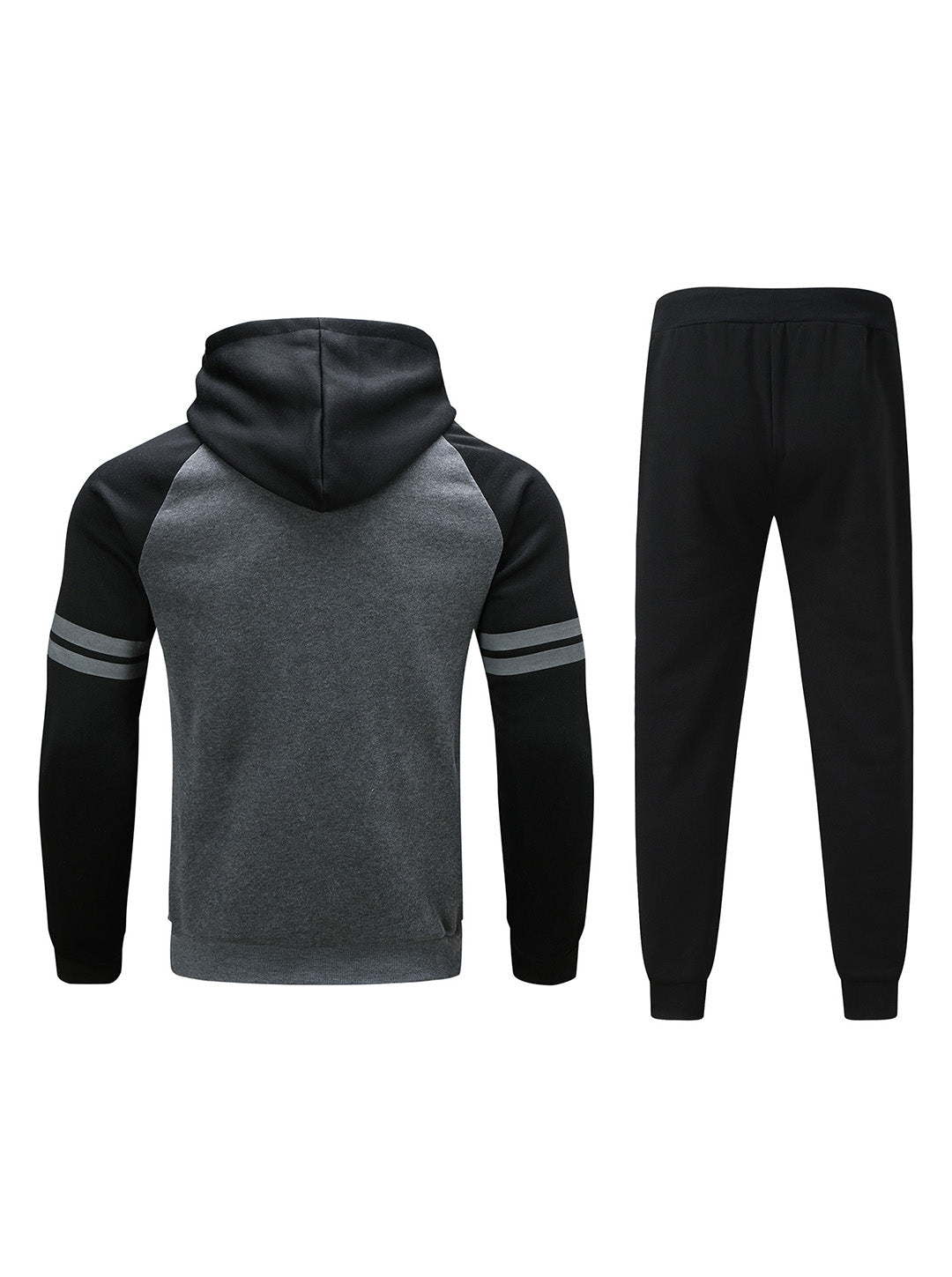 William Pullover mit Farbblock-Streifen und Hose