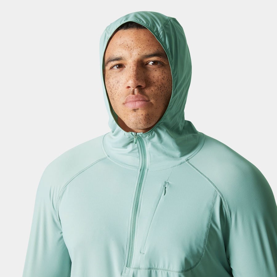 Men's Shine Solen Half-Zip Sun Hoodie