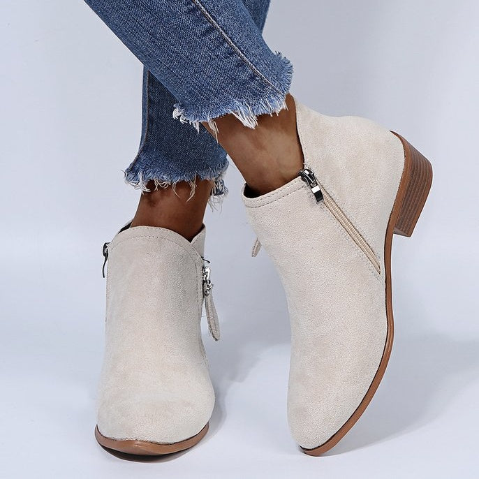 Damen-Lederstiefel