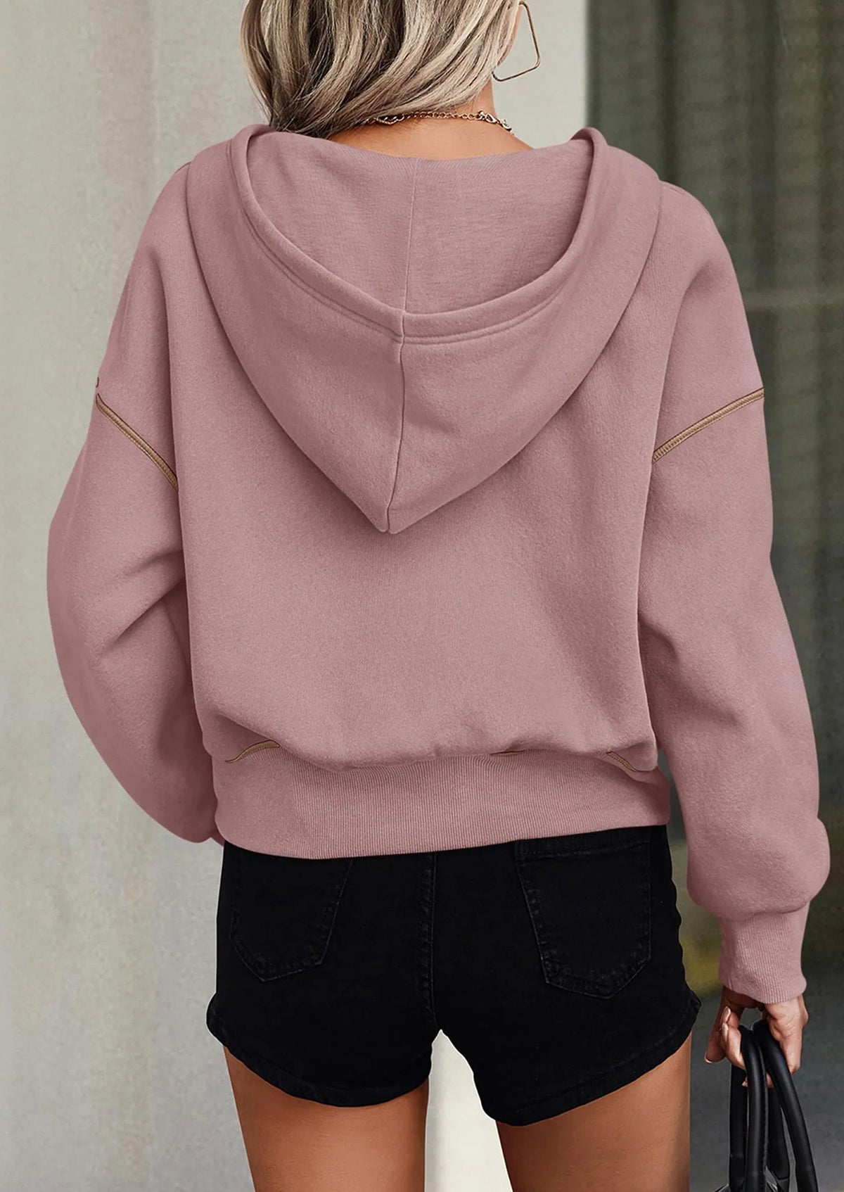 ⏰LETZTER TAG – 59% SPAREN💥Damen Herbst/Winter Half-Zip Hoodie Pullover